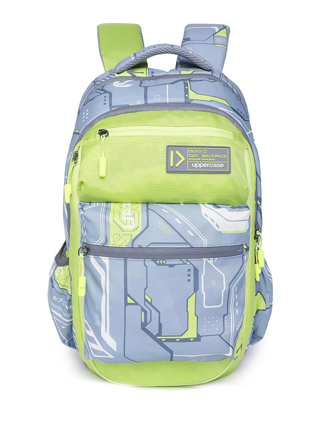 

uppercase Graphic Laptop Backpack, Grey