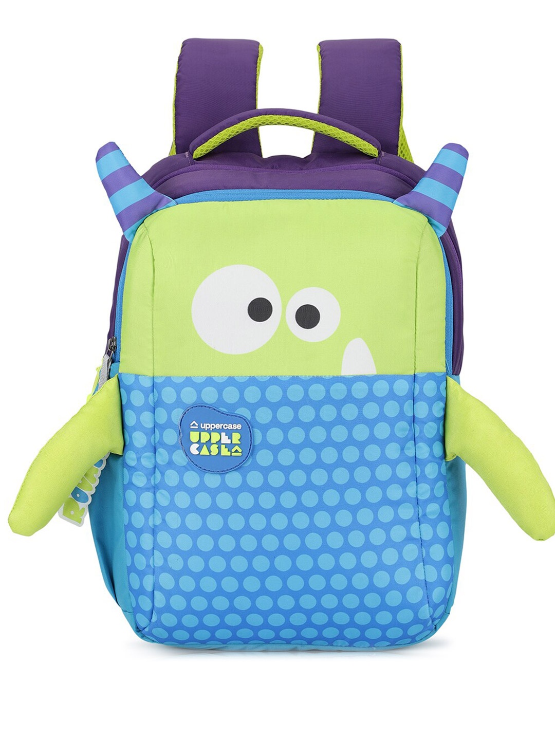 

uppercase Kids Graphic Printed Backpack, Blue