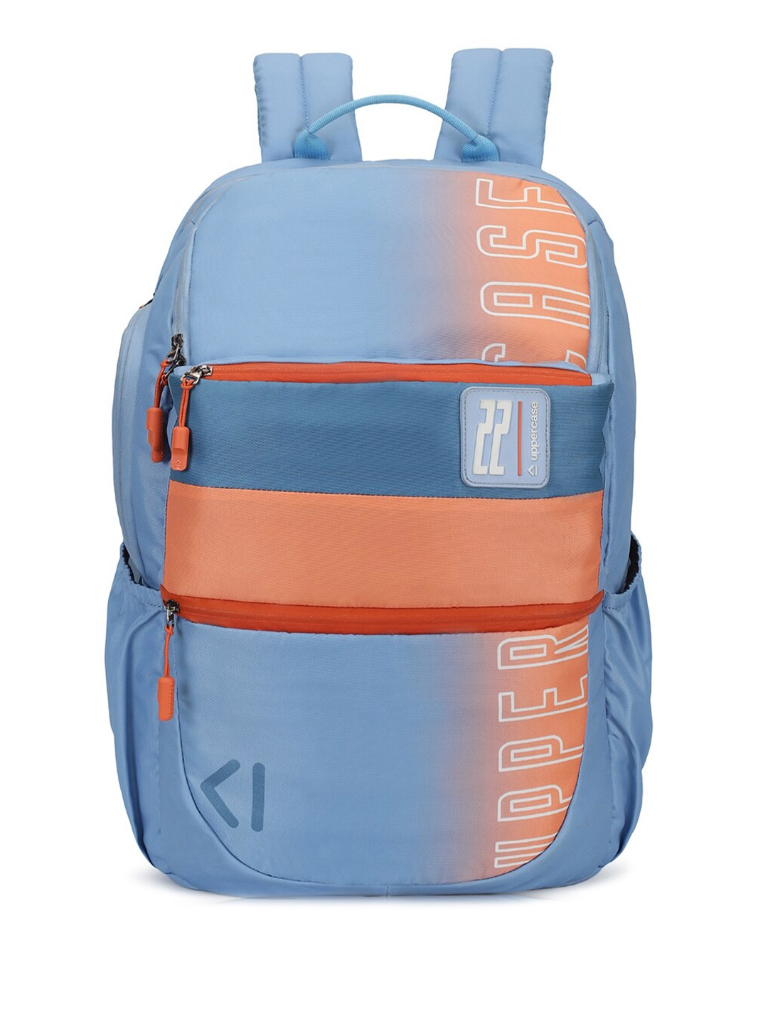 

uppercase Unisex Kids Colourblocked Backpack, Blue