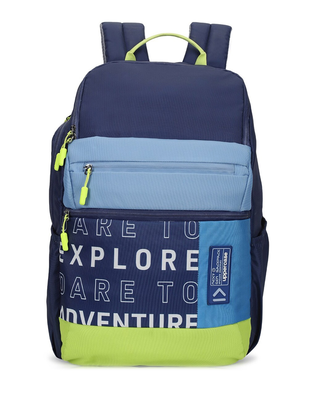 

uppercase Campus 03 Kids Typography Printed Backpack, Blue