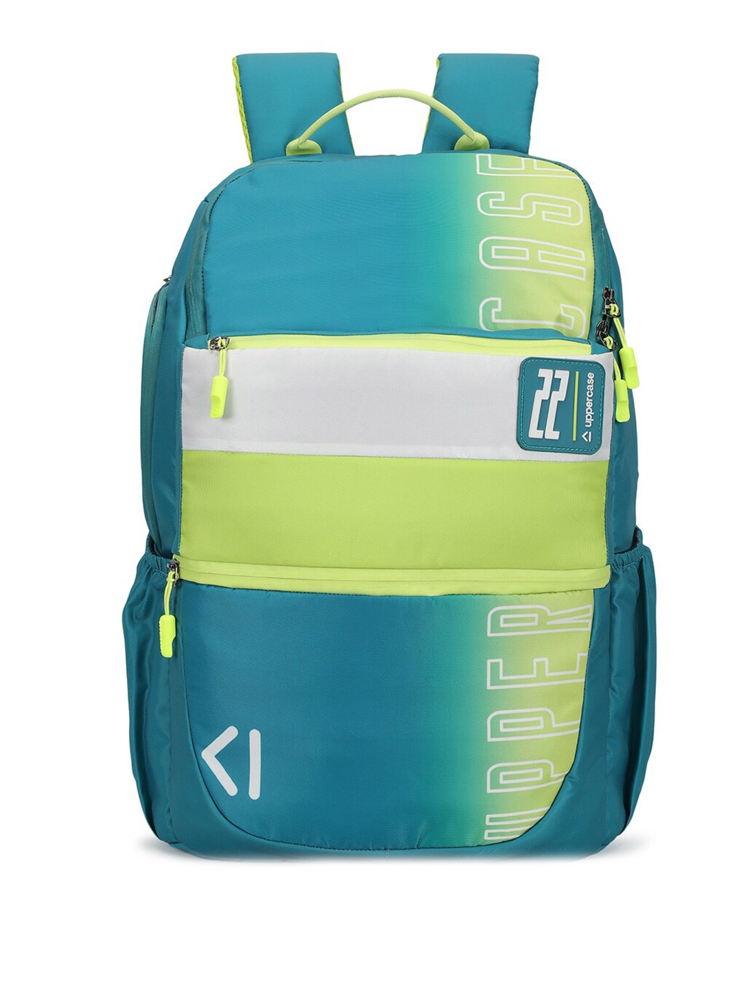 

uppercase Campus 02 Kids Colourblocked School Backpack, Teal