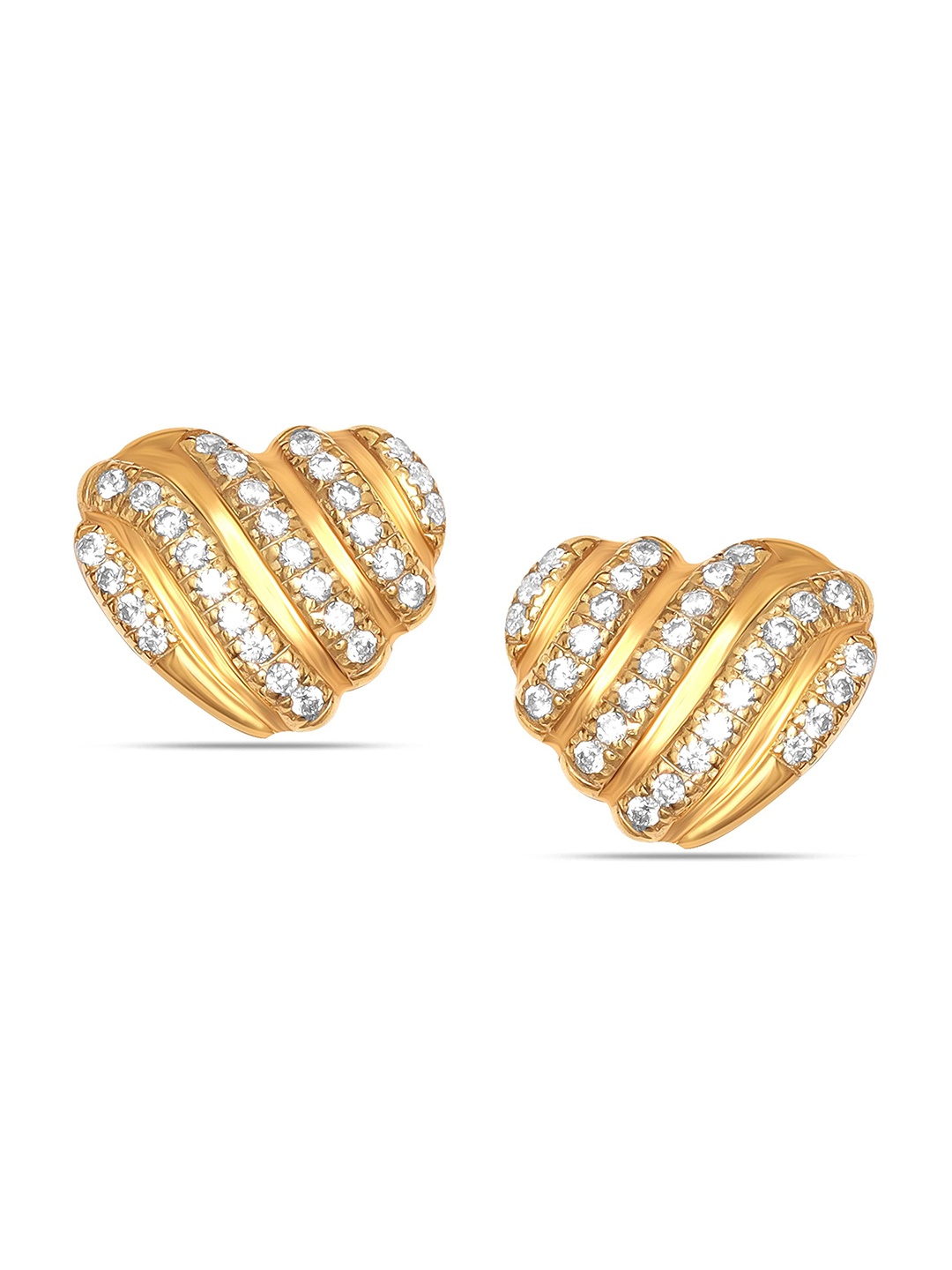

LeCalla Gold Plated 925 Sterling Silver Artificial Stones Studs Earrings