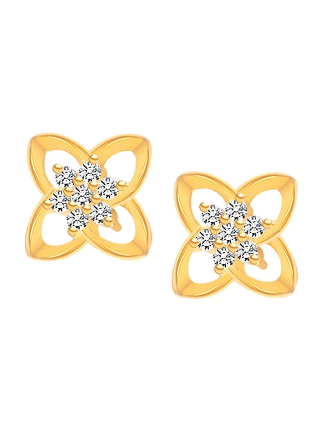 

LeCalla 925 Sterling Silver Rhodium-Plated Contemporary Studs