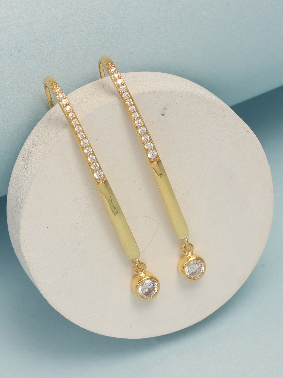 

LeCalla 925 Sterling Silver Gold-Plated Drop Earrings