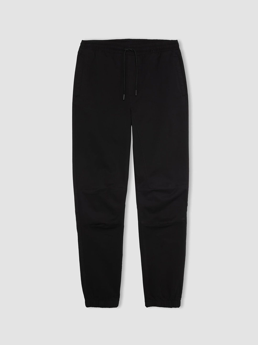 

DeFacto Men Mid-Rise Joggers, Black