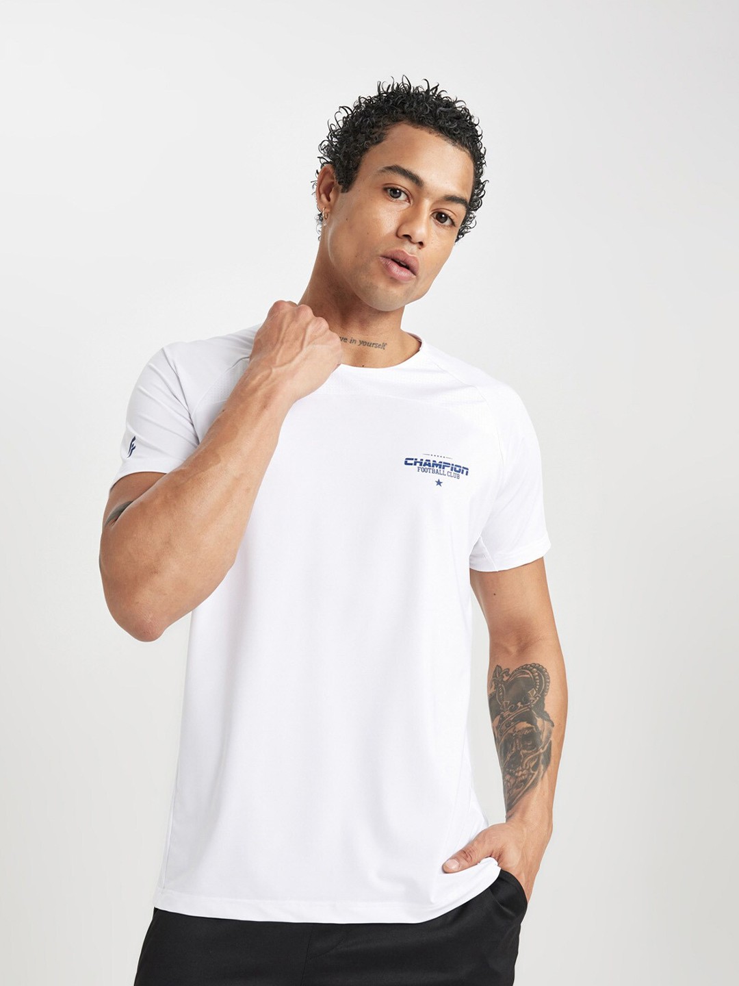 

DeFacto Raglan Sleeves Casual T-shirt, White