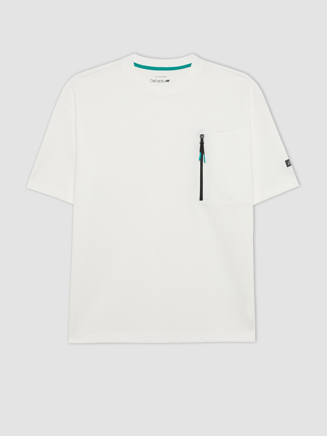 

DeFacto Round Neck Short Sleeves T-shirt, White