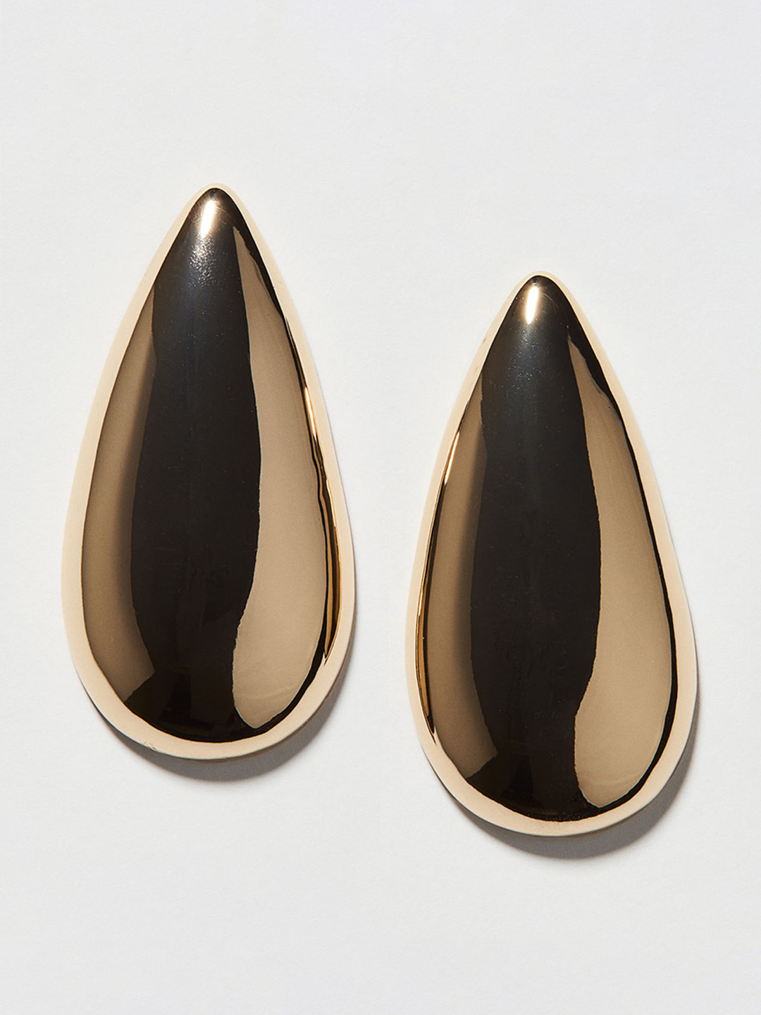 

H&M Drop-Shaped Earrings, Gold
