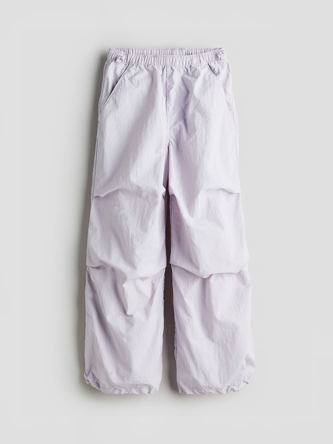 

H&M Girls Nylon Parachute Trousers, Purple