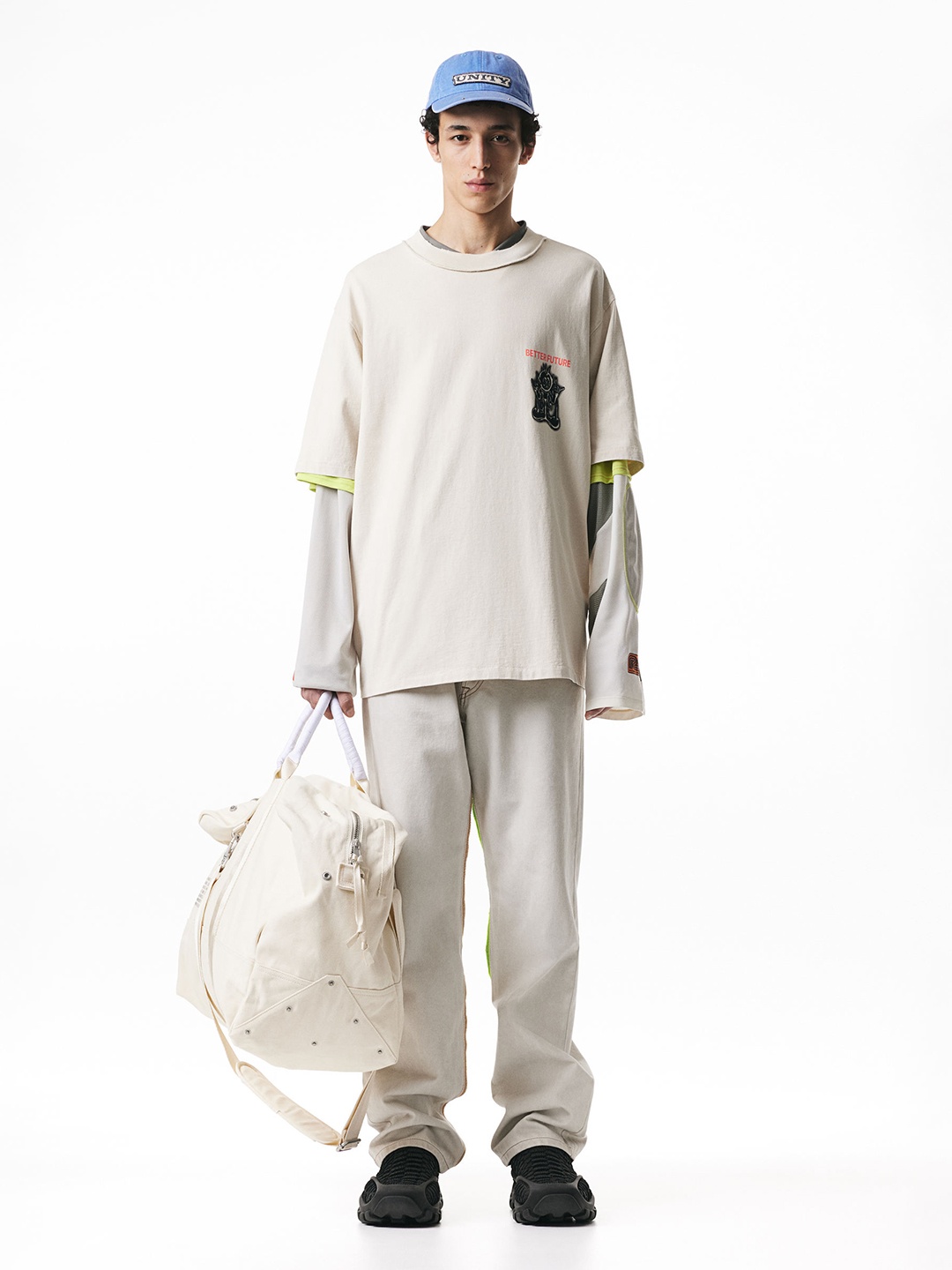 

H&M Pure Cotton Printed T-shirt, Beige
