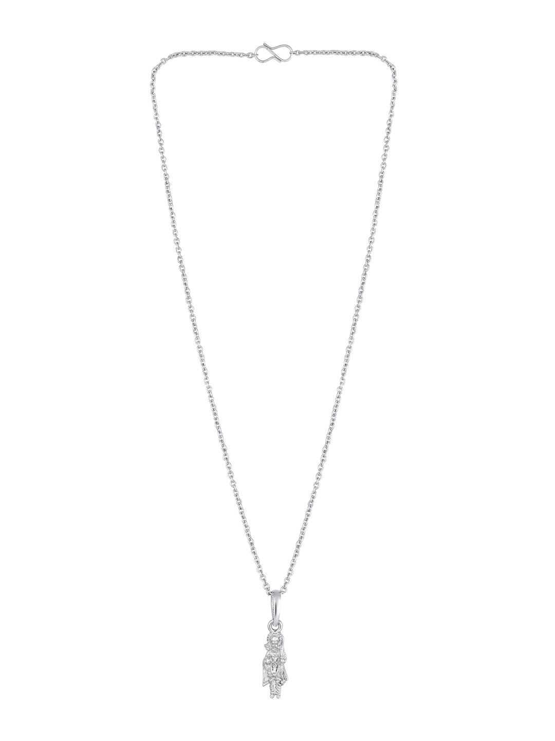 

Mahi Bhagwan Shri Ram Pendant Locket Chain, Silver