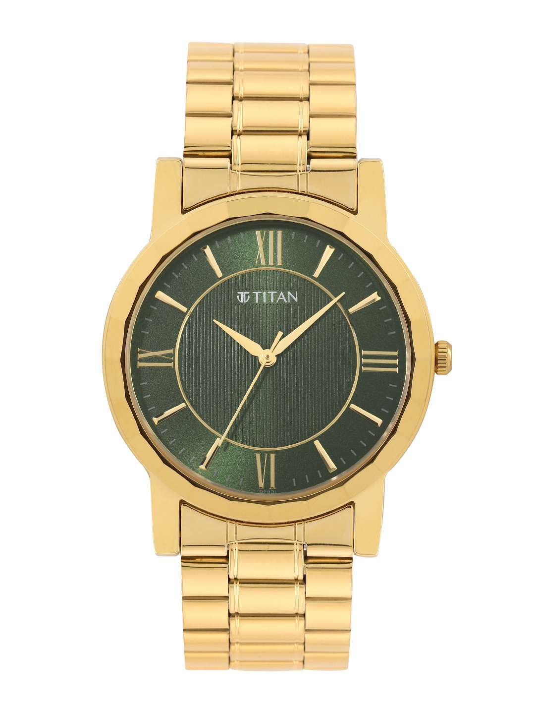 

Titan Men Karishma Bracelet Style Analogue Watch 1644YM05-Green