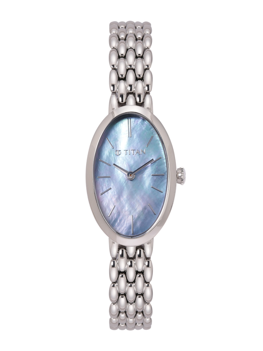 

Titan Women Purple Mother of Pearl Analogue Watch 95246SM01, Blue