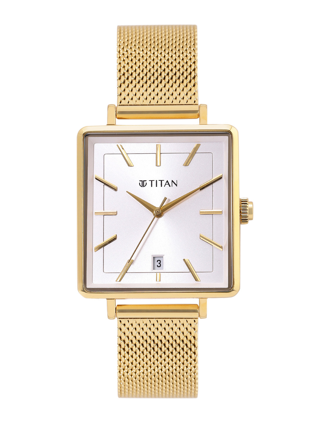 

Titan Women Work Wear Analogue Watch 94205YM01, Silver