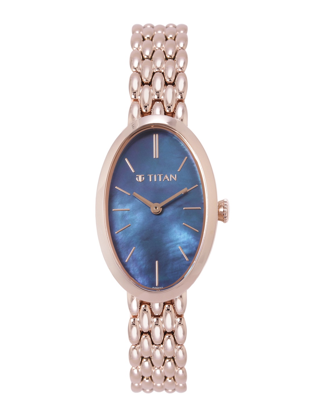 

Titan Women Purple Mother of Pearl Bracelet Style Analogue Watch 95246WM01-Blue