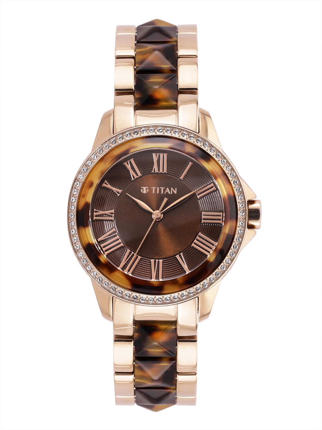 

Titan Women Purple Analogue Watch 95218KD01, Brown