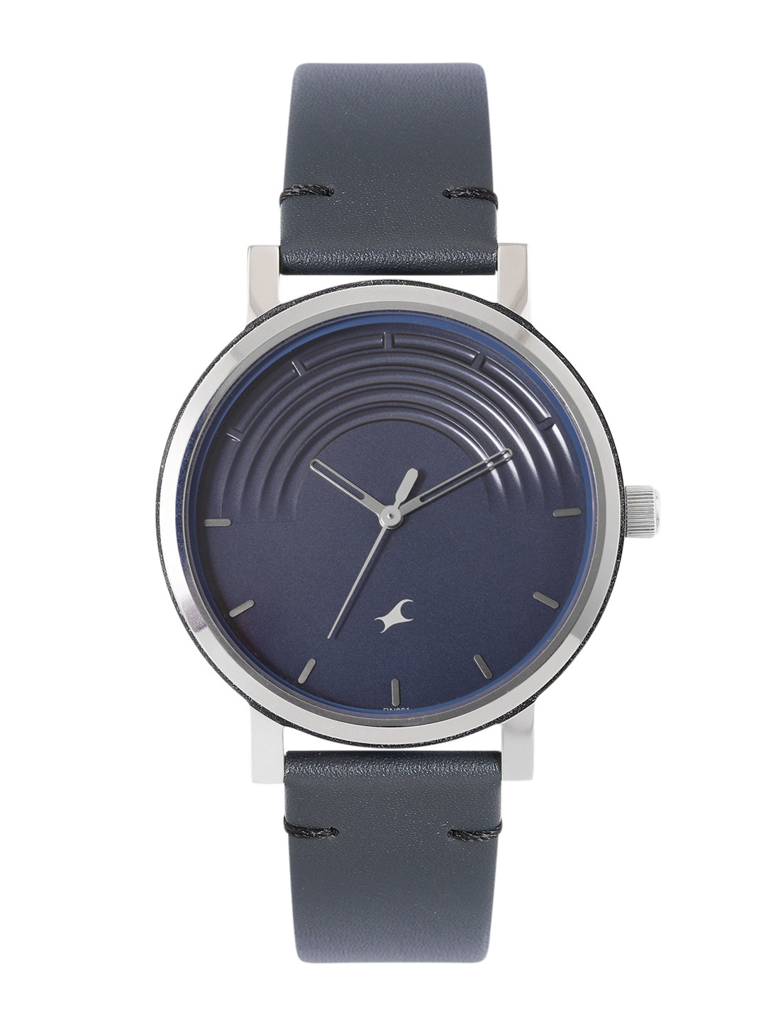

Fastrack Men Morphism Leather Analogue Watch 3299SL01-Black, Navy blue