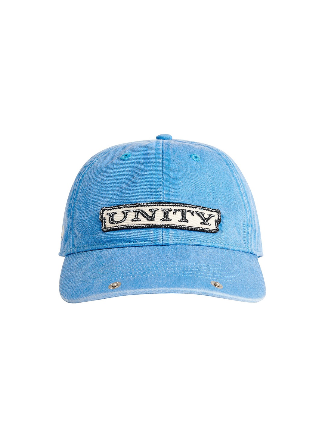

H&M Men Appliqued Baseball Caps, Blue