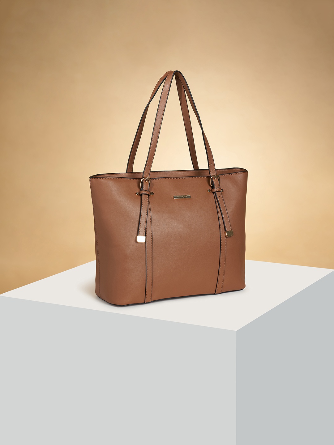 

Forever Glam by Pantaloons Structured Shoulder Bag, Brown