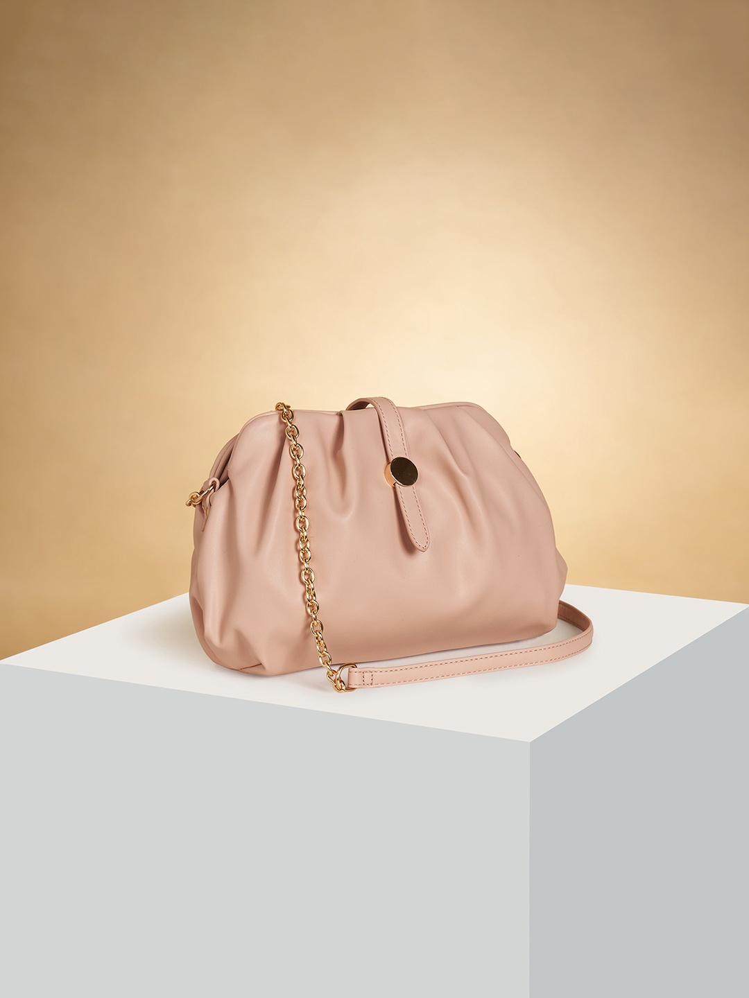 

Forever Glam by Pantaloons Swagger Sling Bag, Pink