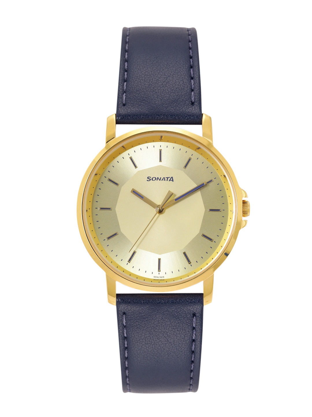 

Sonata Men Essen Analogue Watch 77083YL03, Champagne