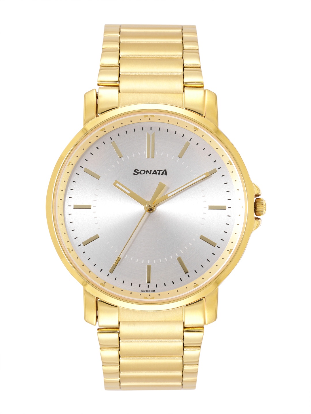 

Sonata Men Essen Analogue Watch 77083YM06, Silver