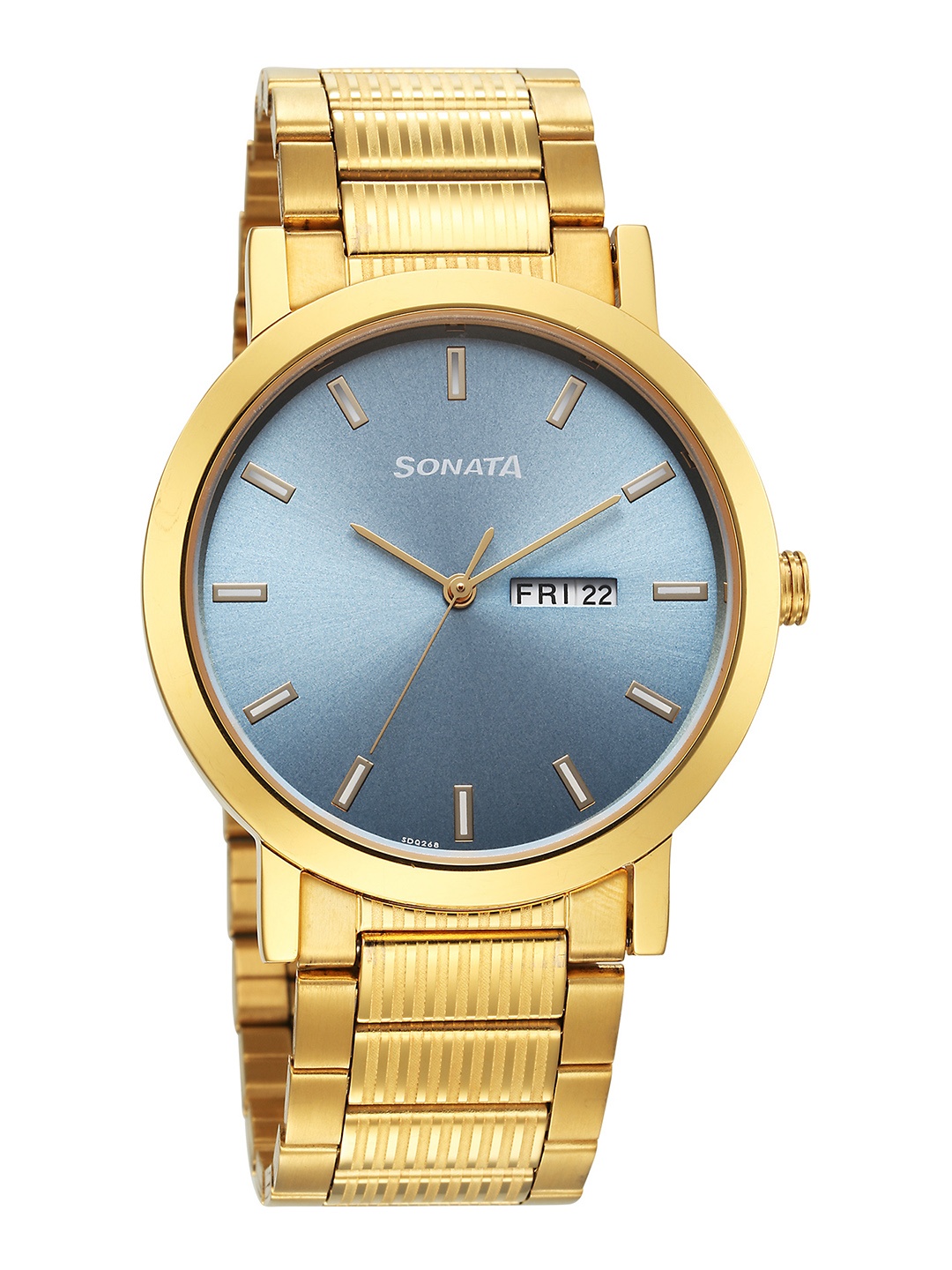 

Sonata Men Bracelet Style Straps Analogue Watch 77108YM10, Blue