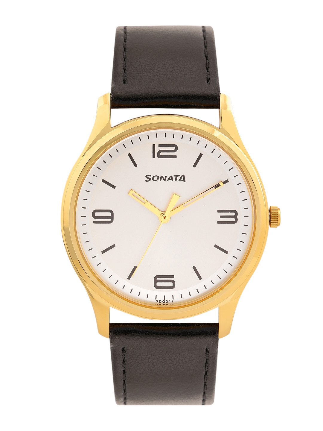 

Sonata Men Essen Analogue Watch 77082YL09, Off white