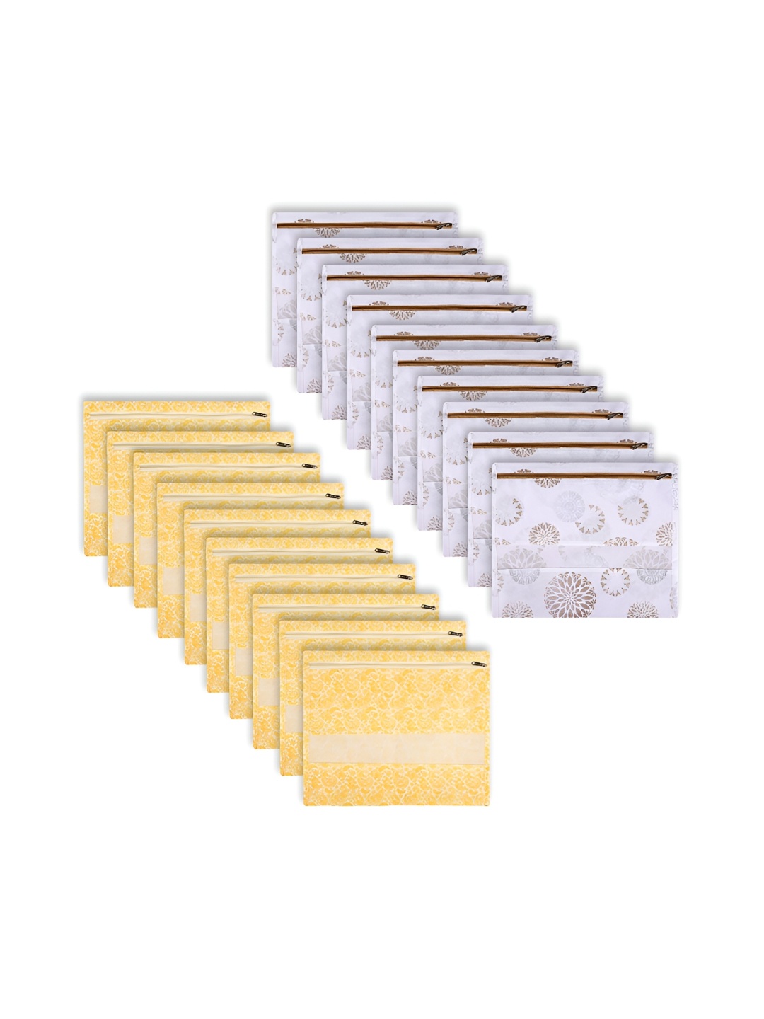 

Kuber Industries White 20 Pieces Reusable Drawer Organisers