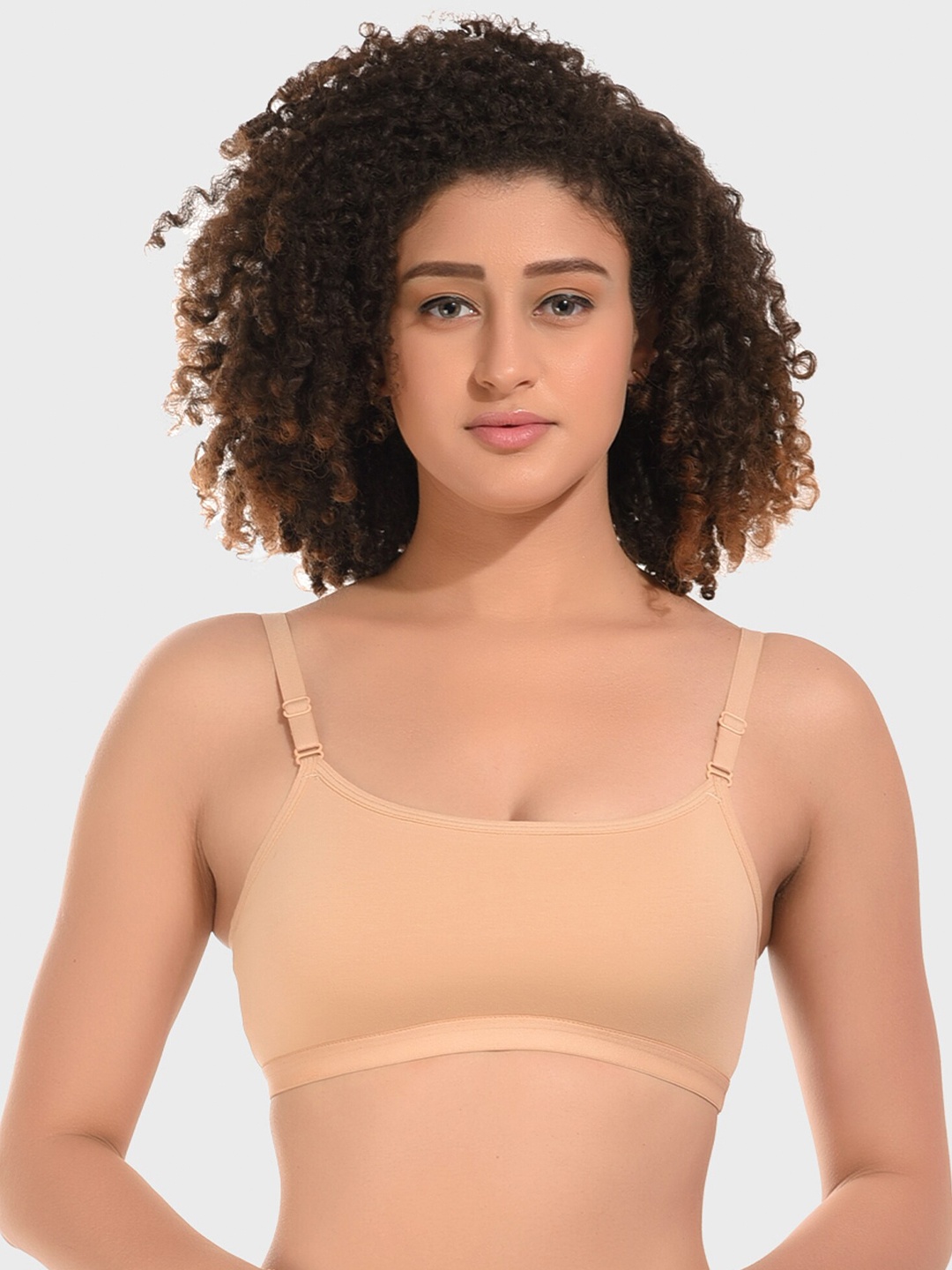 

Boleem Full Coverage Non Padded Beginners Bra With All Day Comfort, Gold