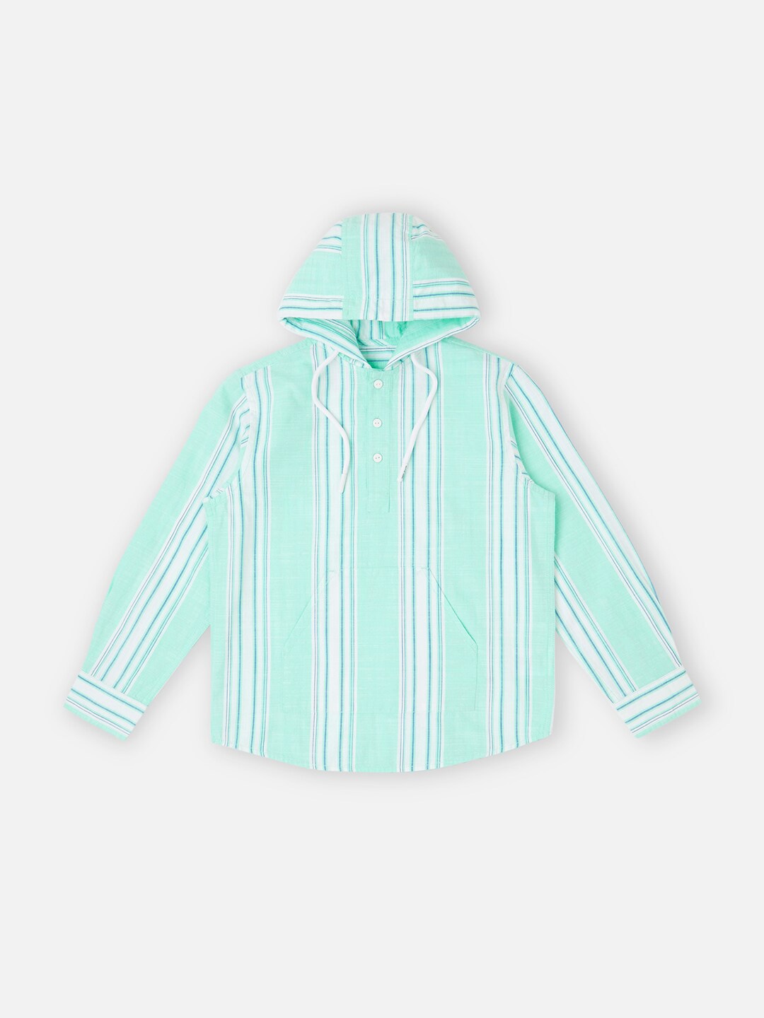 

Pepe Jeans Jared Y/D Boys Opaque Striped Casual Hooded Shirt, Blue