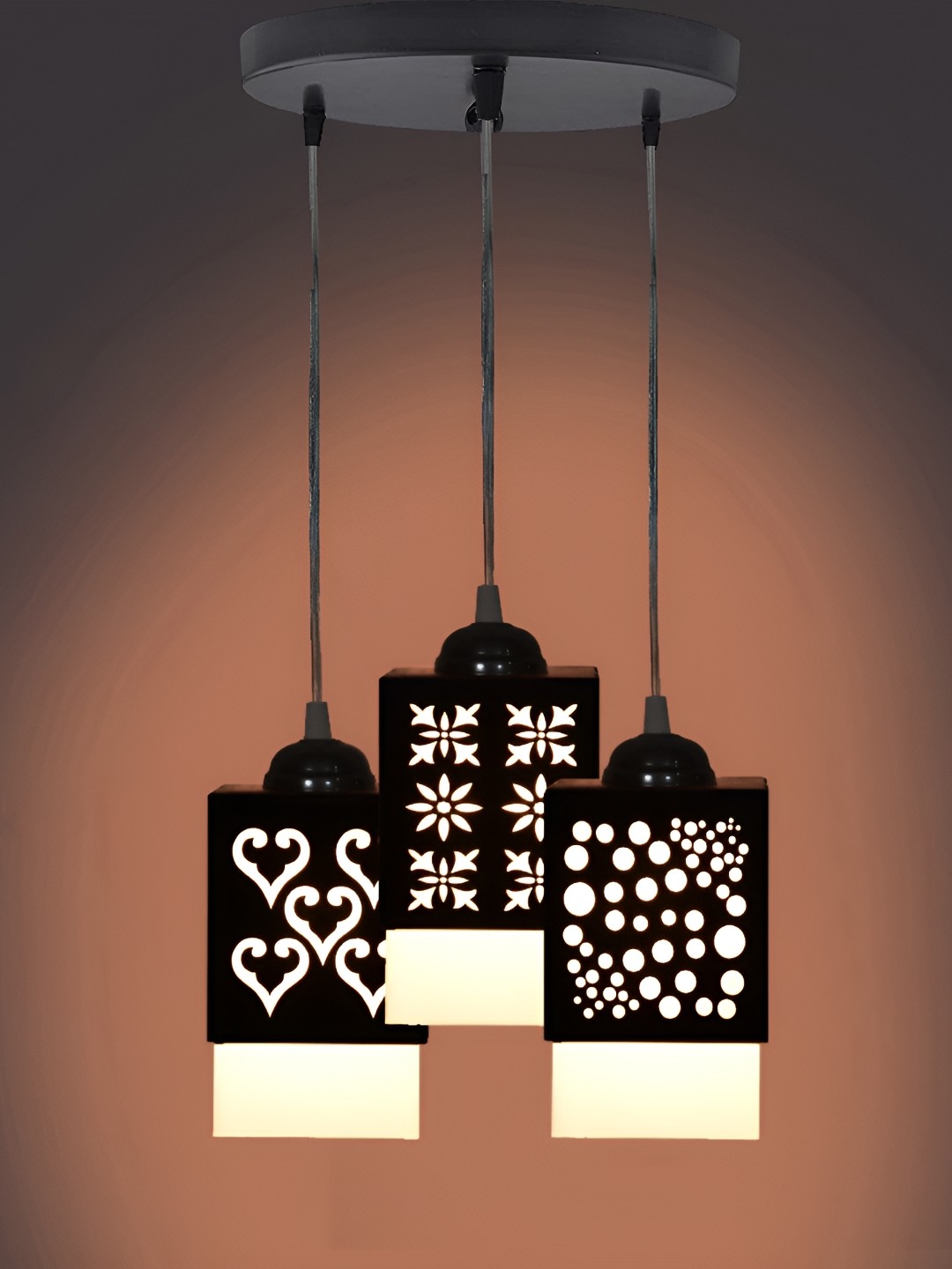 

Afast Black Contemporary Wooden Ceiling Lamp