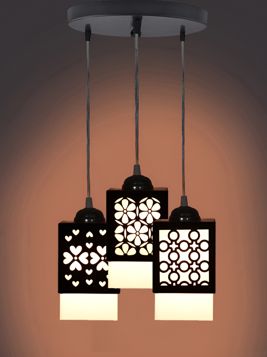 

Afast Black Wooden Contemporary Ceiling Lamp