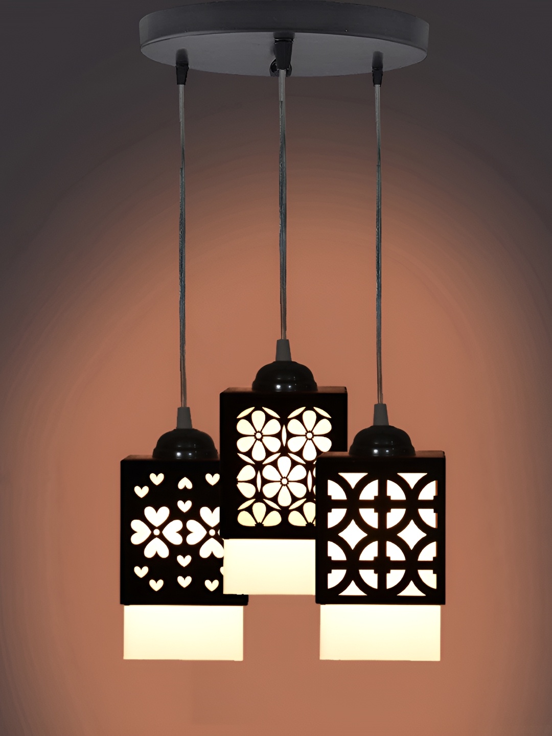 

Afast Black Wooden Contemporary Ceiling Lamp