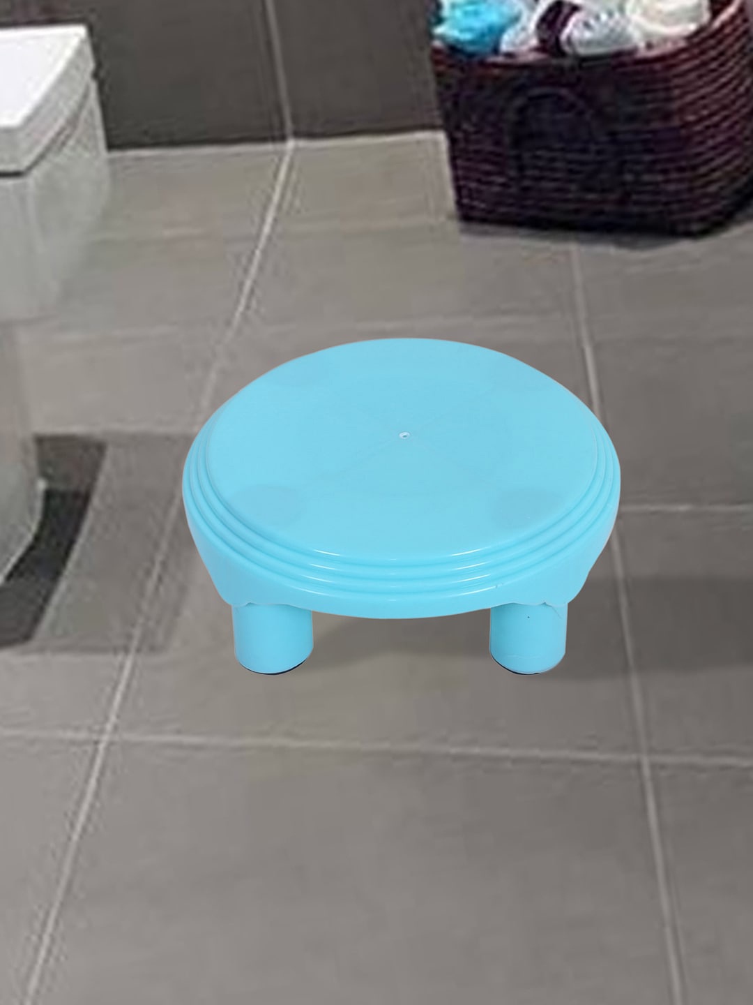 

Kuber Industries Lime Green 2 Pieces Classic Glossy Step Stool Bathroom Accessories