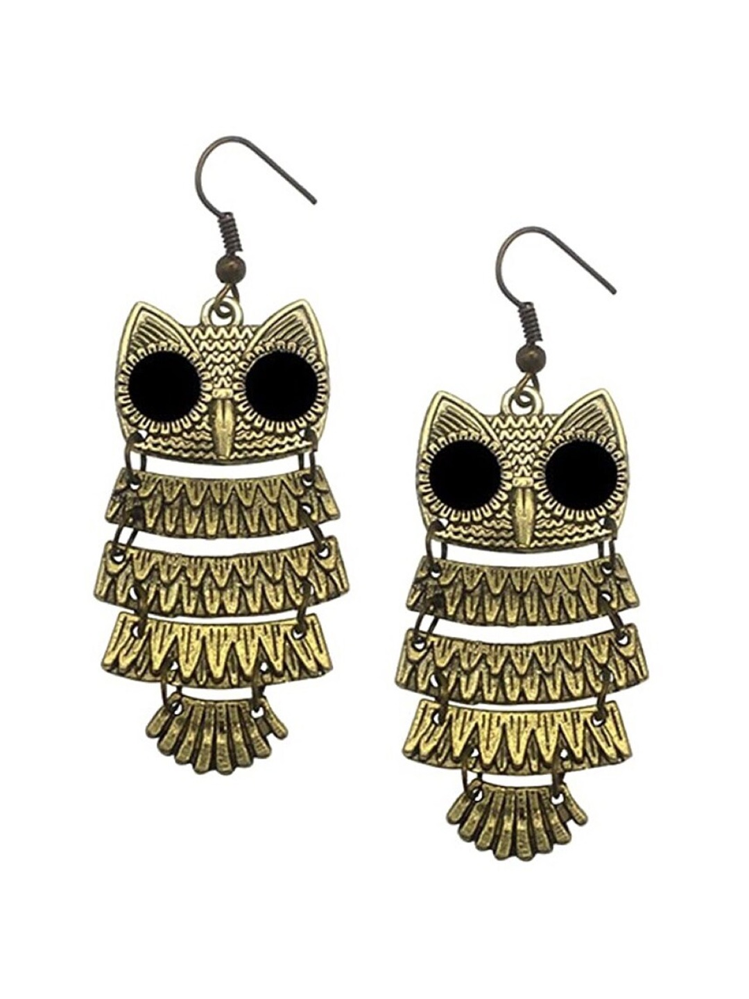 

EL REGALO Contemporary Drop Earrings, Gold