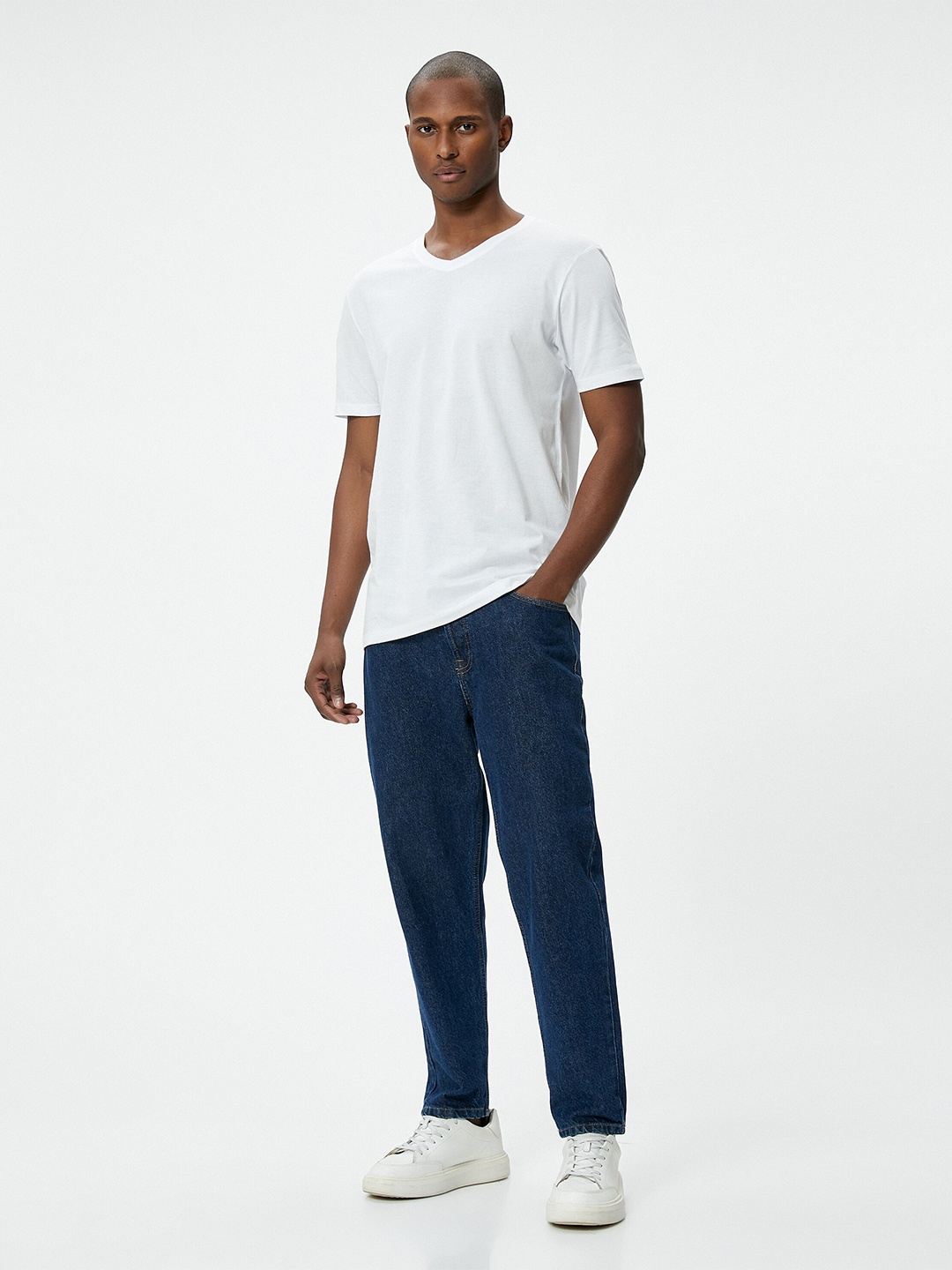 

Koton Round Neck Short Sleeves Cotton T-shirt, White