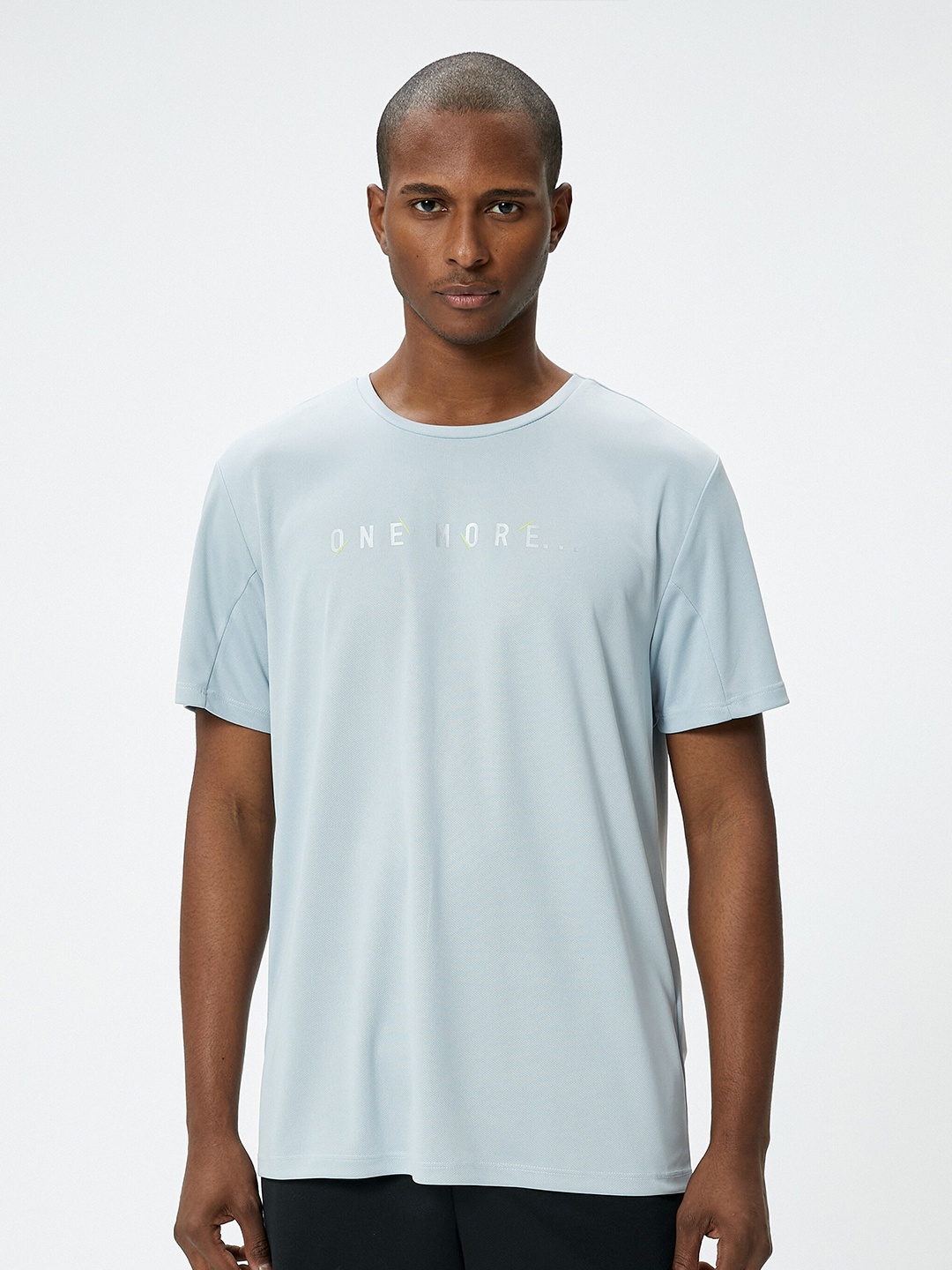 

Koton Round Neck Short Sleeves Cotton T-shirt, Blue