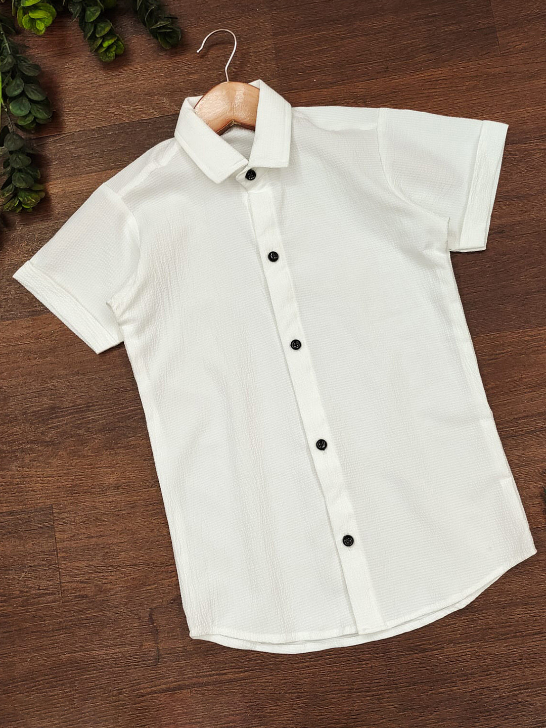 

BAESD Boys Classic Opaque Formal Shirt, White