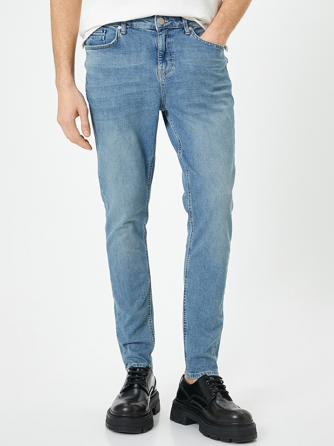 

Koton Men Skinny Fit Stretchable Jeans, Blue