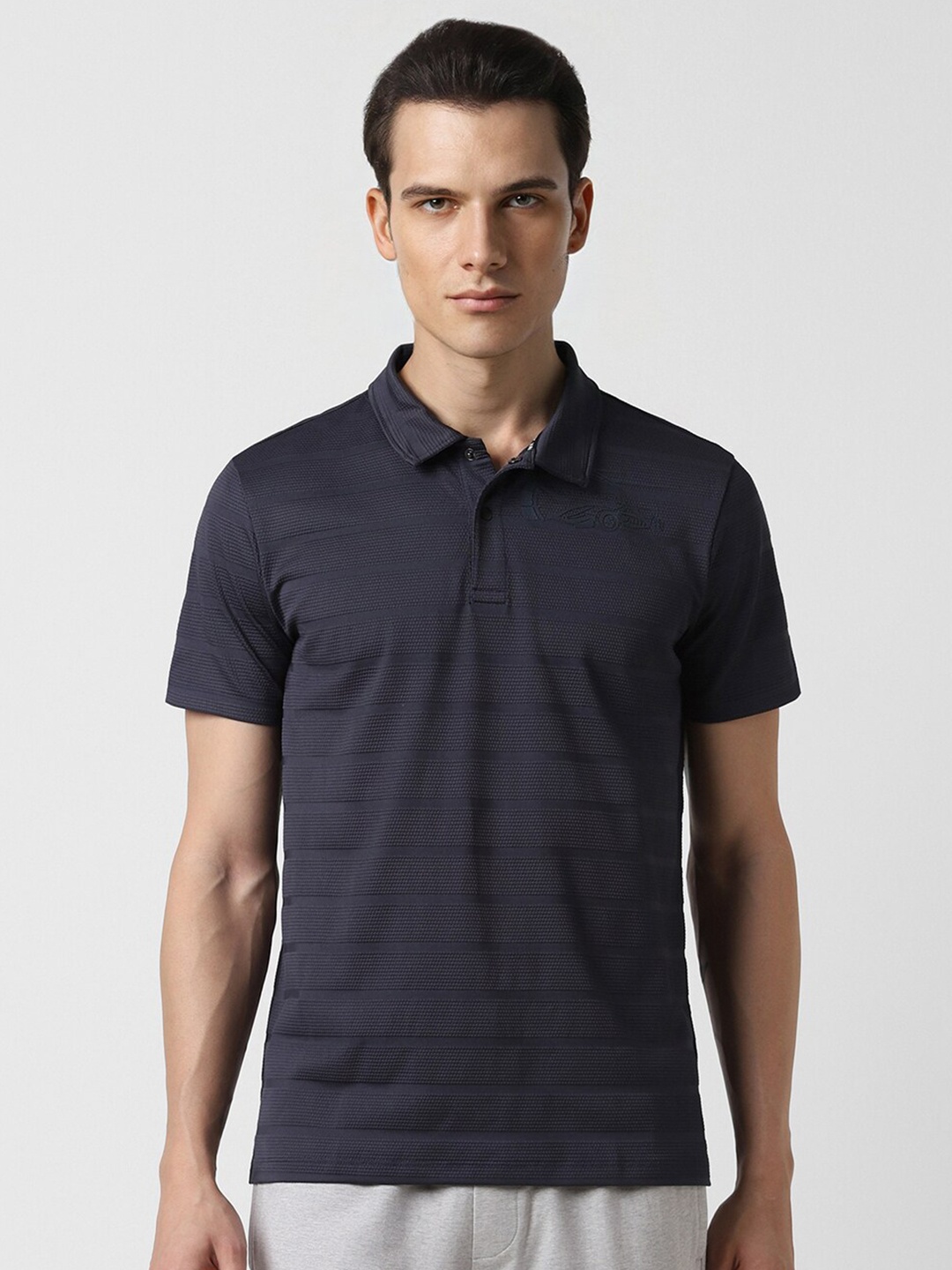 

Van Heusen Flex Polo Collar T-shirt, Navy blue