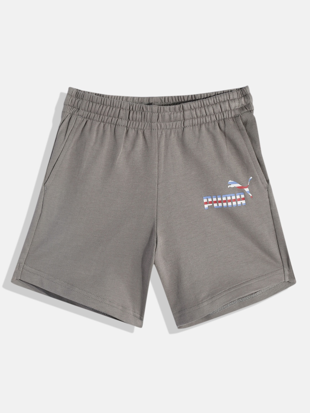 

Puma Kids ESS + Summer Camp Pure Cotton Shorts, Grey