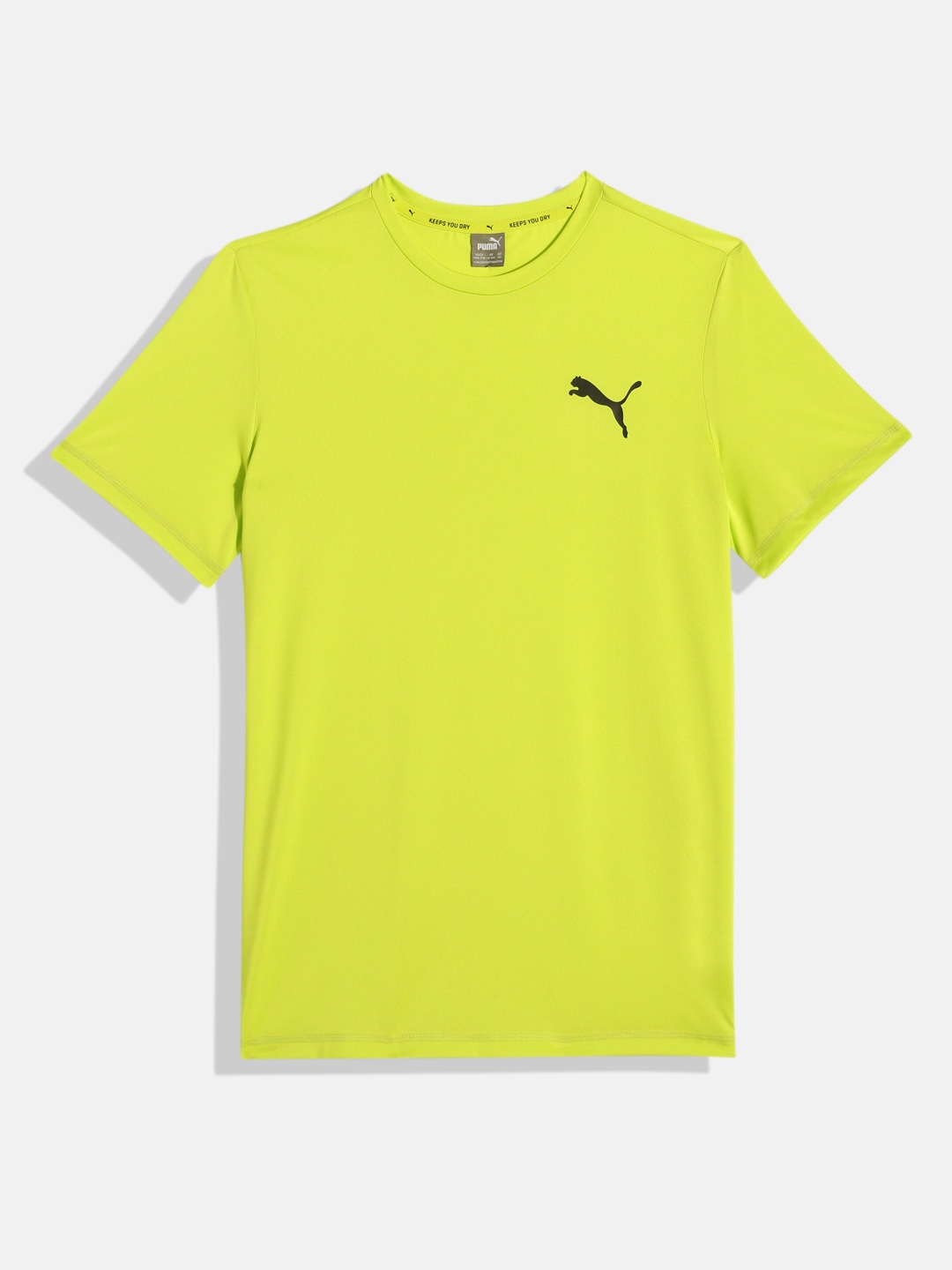 

Puma Boys Active Small Logo Knitted Outdoor Sports T-shirt, Green