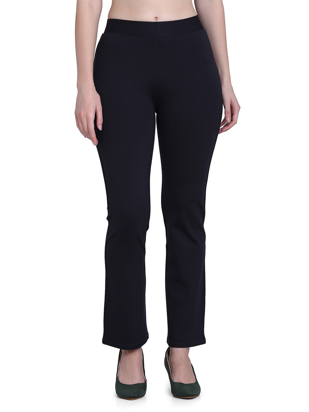 

SPIFFY Women Mid-Rise Jeggings, Navy blue