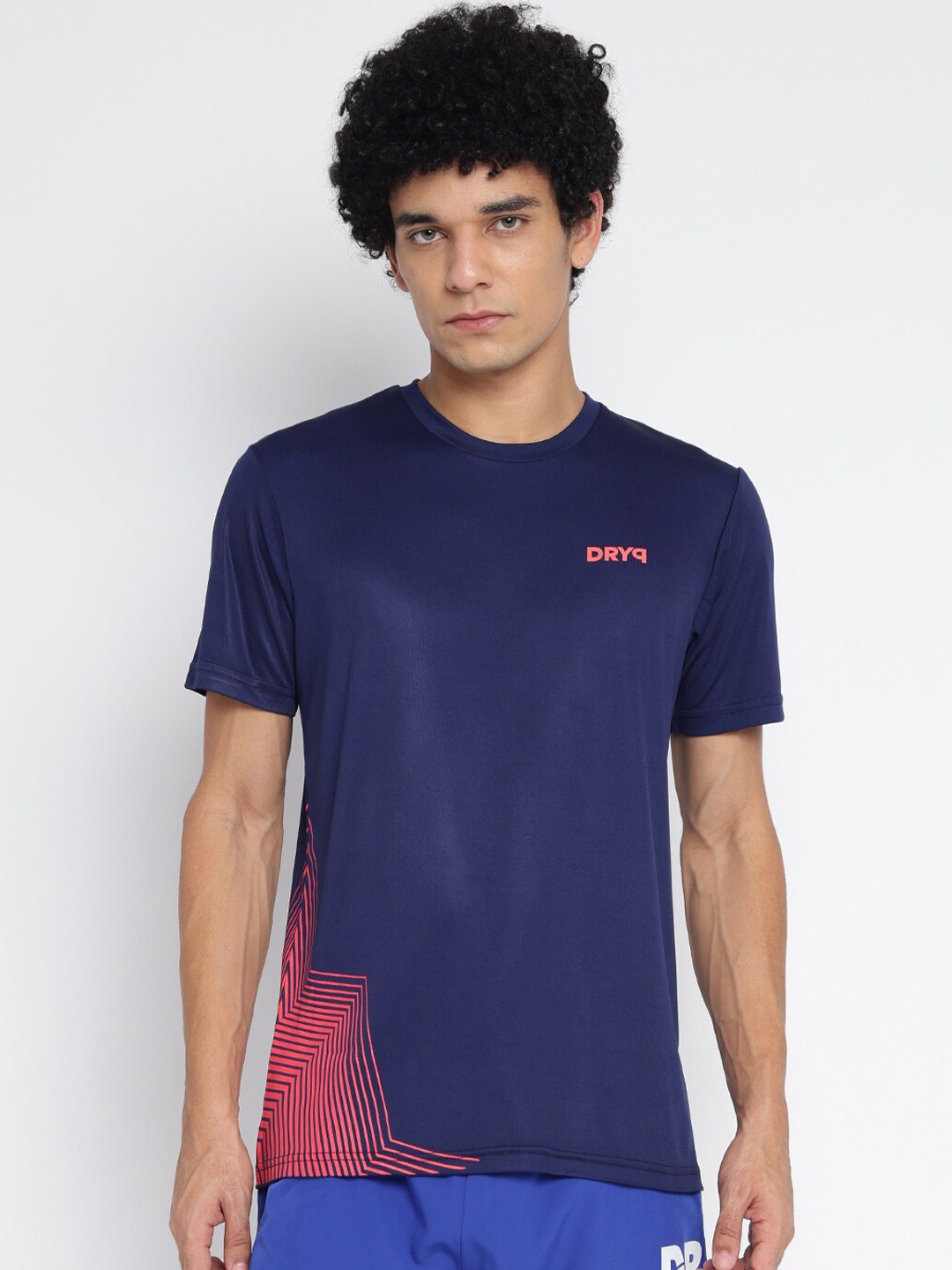 

DRYP EVOLUT Round Neck Short Sleeves Casual T-shirt, Blue
