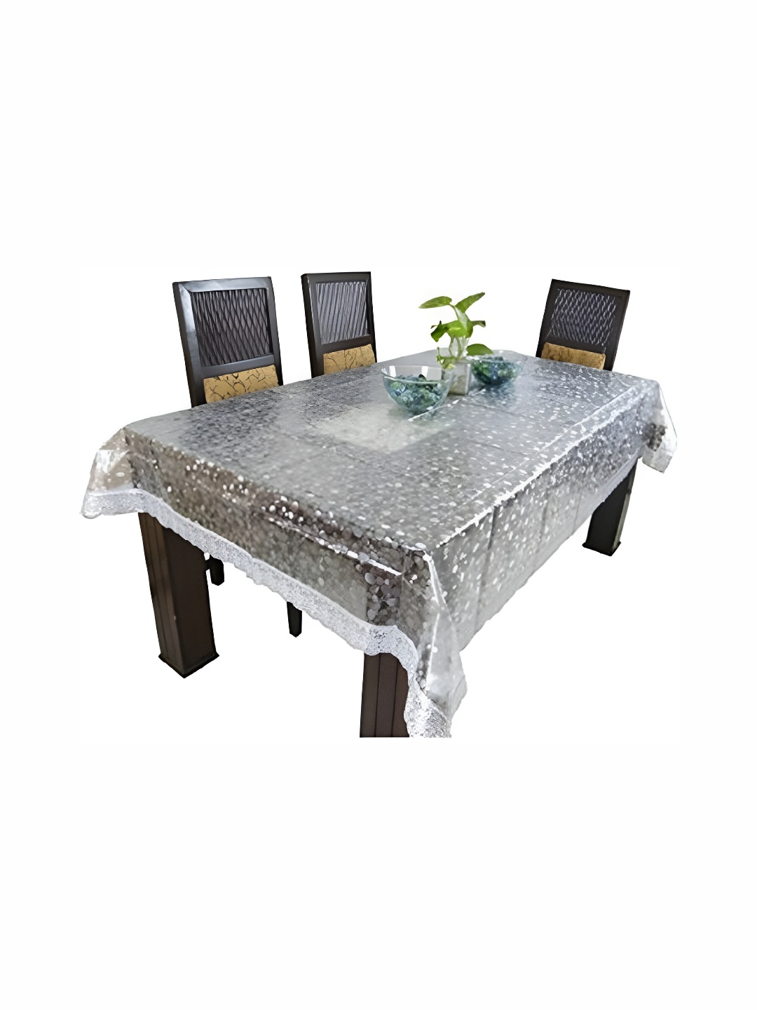 

BIGGER FISH Transparent 3D Print 6-Seater Table Cover