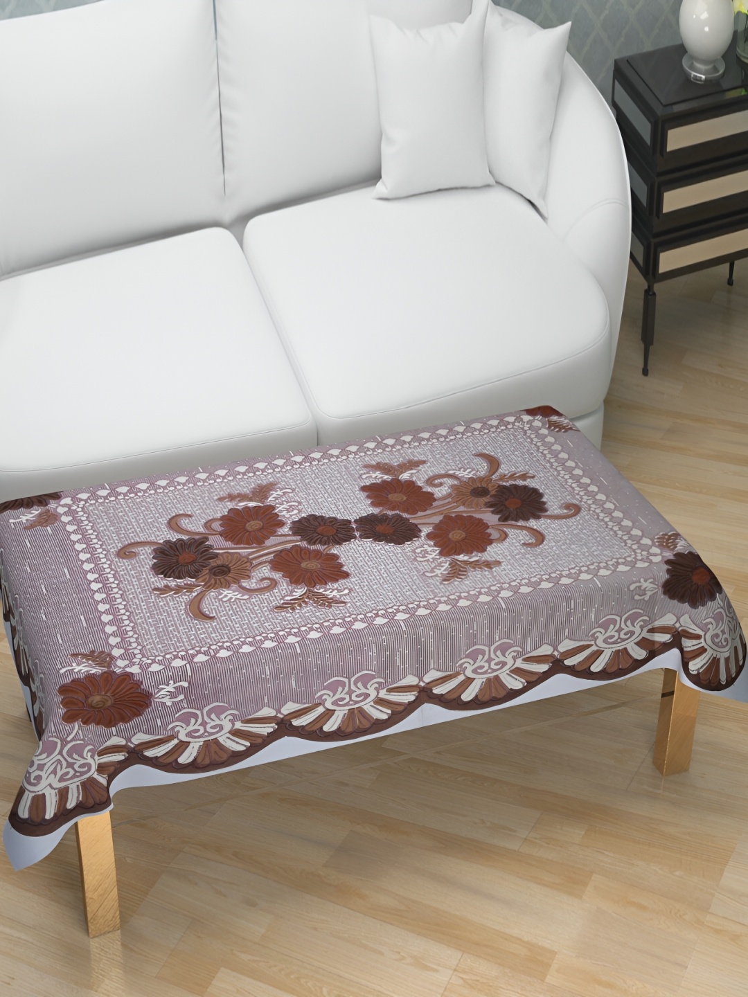 

BIGGER FISH Maroon Cotton 4-Seater Table Cover