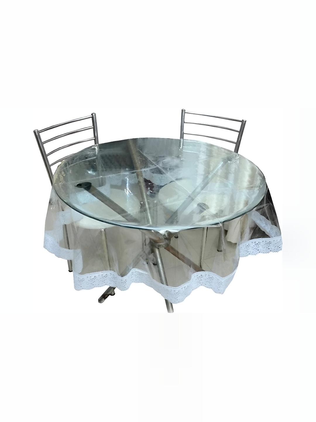 

BIGGER FISH White 4 Seater Table Cover