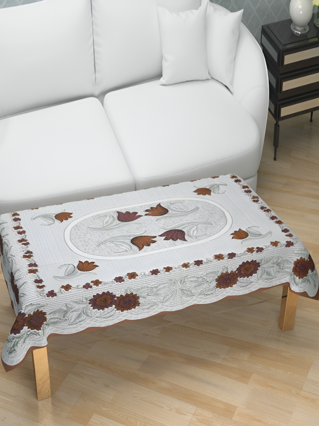 

BIGGER FISH Beige Cotton 4-Seater Table Cover