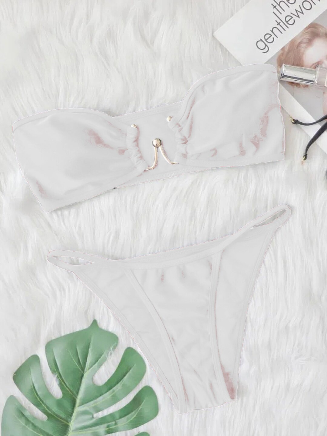 

FIMBUL Non-Padded Lingerie Set, White